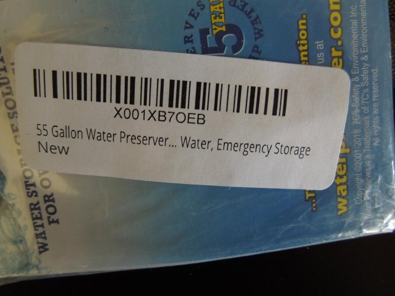 55 Gallon Water Preserver Concentrate (5 years) Water Treatment Drops - Water Treatment For Drinking Water